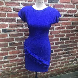 Vintage cobalt party dress